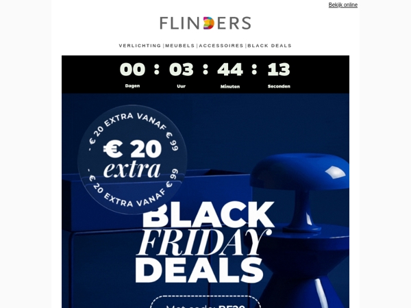 ⏰ Nog 4 UUR | Black Deals lopen af... 🖤