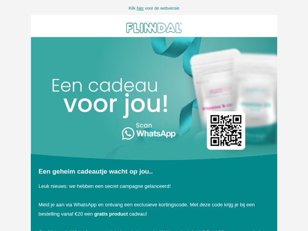 Een geheim cadeautje wacht op jou…🎁