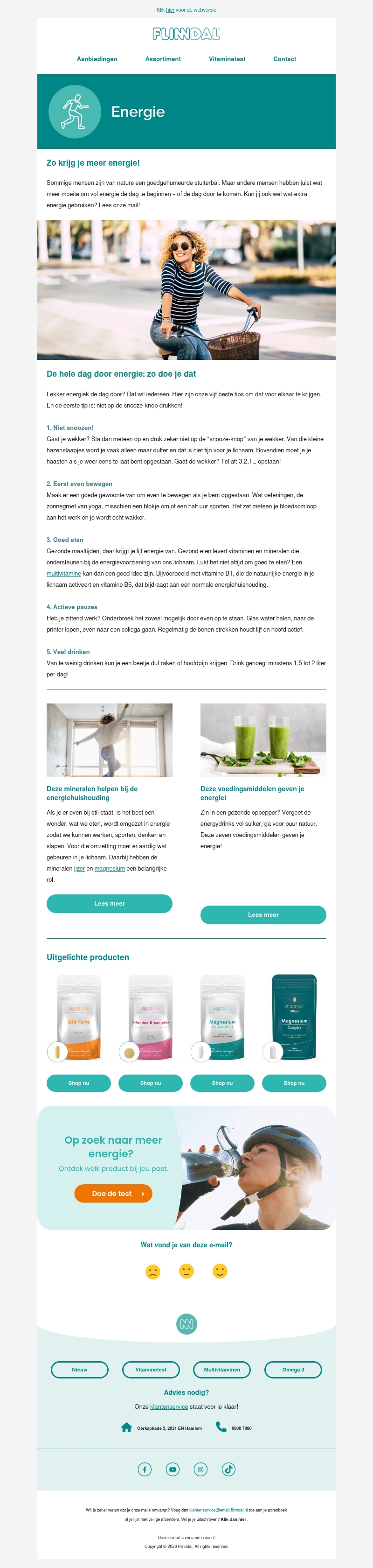 Zo krijg je meer energie! ๐ฅ Zo krijg je meer energie! ๐ฅ