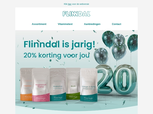 20% korting voor jou🎁