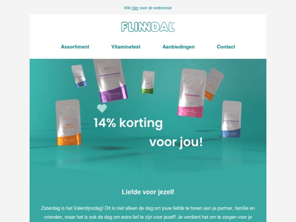 14% korting voor jou | Op het gehele assortiment