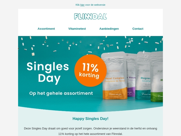 11% korting op alles 🎁