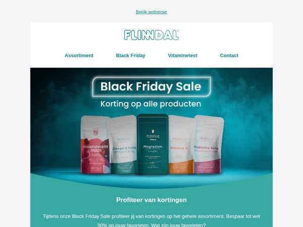 Bespaar tot wel 30% 💥 BLACK FRlDAY SALE 