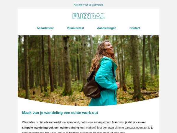 Maak van je wandeling een echte work-out!