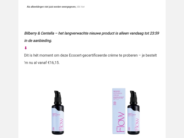 Nieuwe crème!