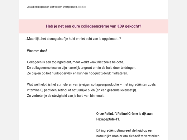 Waarom werkt je dure