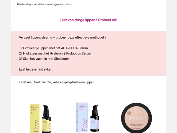 Last van droge lippen?