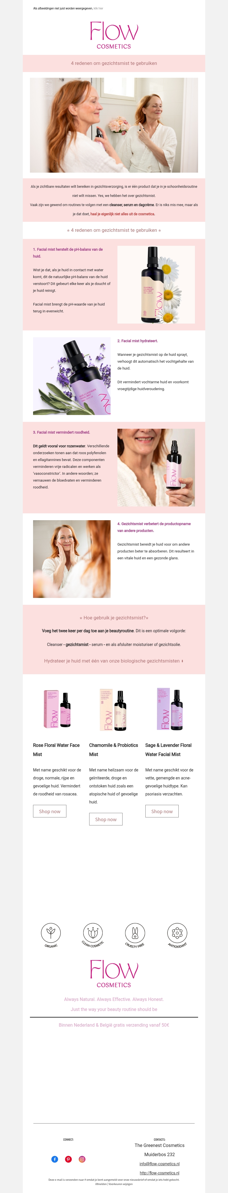 ✨ 4 redenen om gezichtsmist te gebruiken ✨ 4 redenen om gezichtsmist te gebruiken