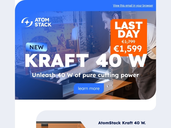 Final day to enjoy this promotion! 🚀