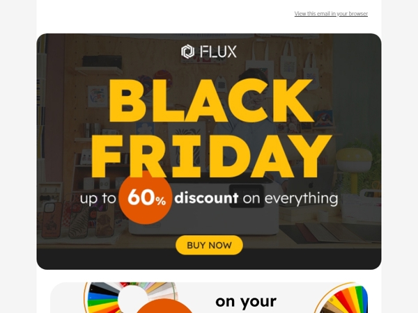 Get up to 60% discount on everything!