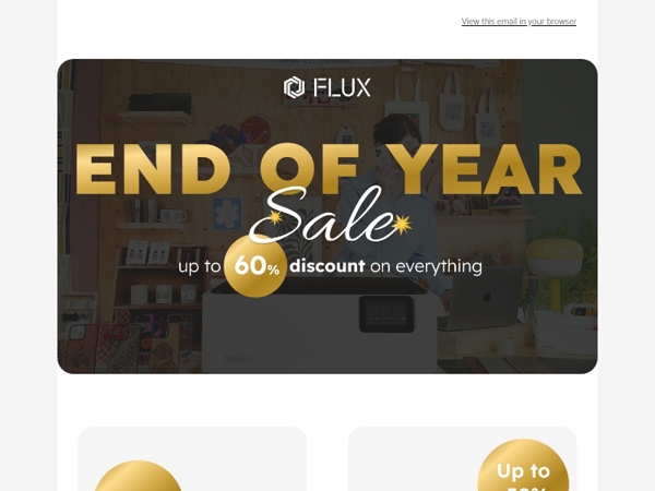 Celebrating end of year with FLUX ✨