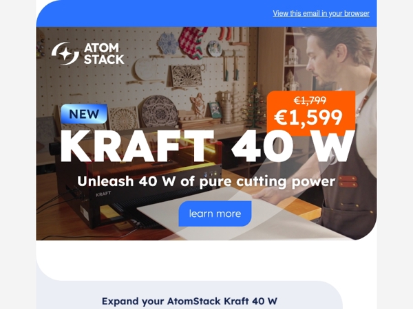 How to get even more out of your 40 W Kraft!