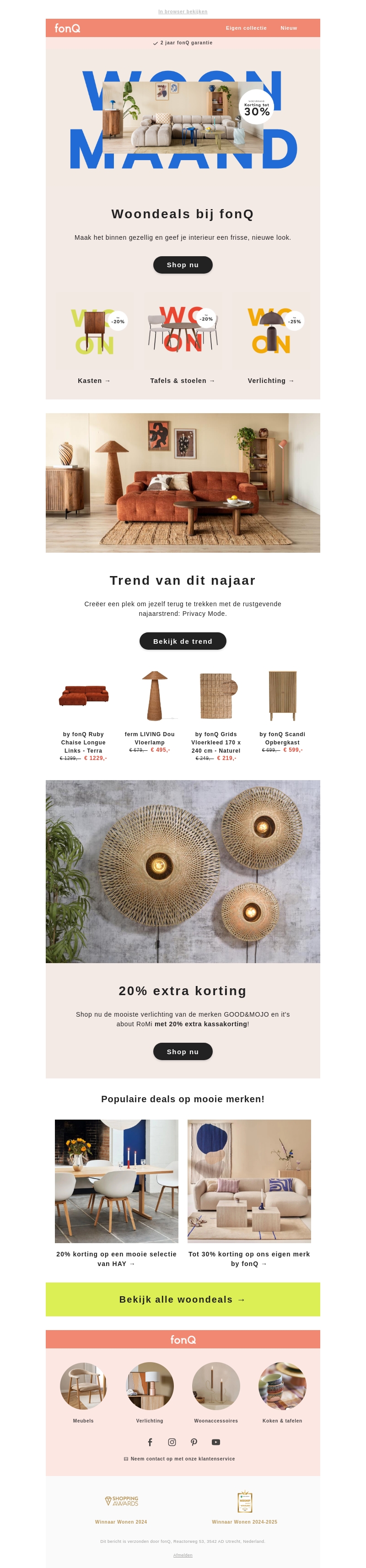 ποΈ Shop de beste woondeals tijdens de woonmaand! ποΈ Shop de beste woondeals tijdens de woonmaand!