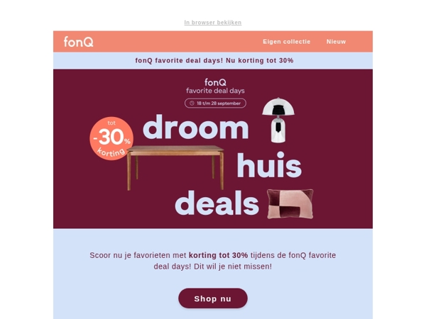 Stijlvol tafelen met Zuiver & Dutchbone met korting!