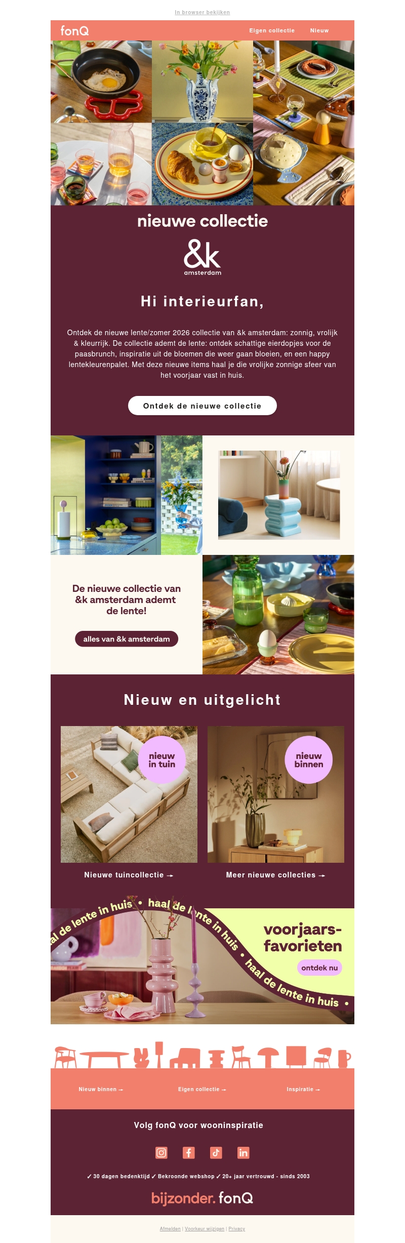 Ontdek de nieuwe collectie van &k amsterdam Ontdek de nieuwe collectie van &k amsterdam
