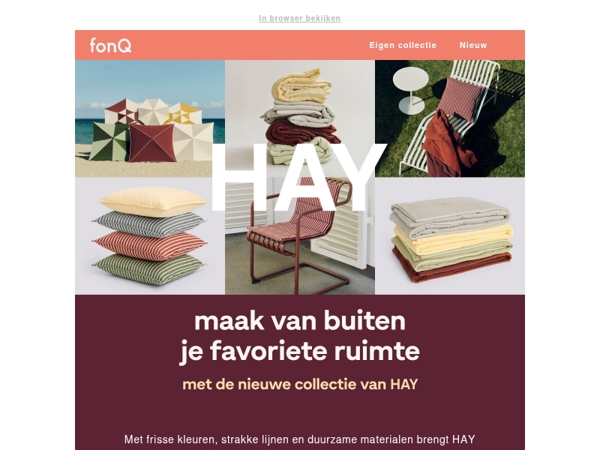 Ontdek de nieuwe tuincollectie van HAY