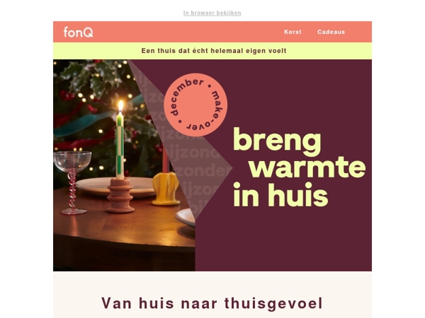 Van huis naar thuisgevoel