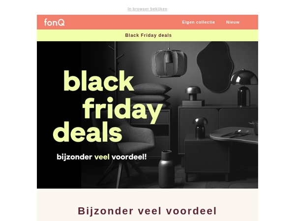 Black Friday deals: bijzonder veel voordeel!
