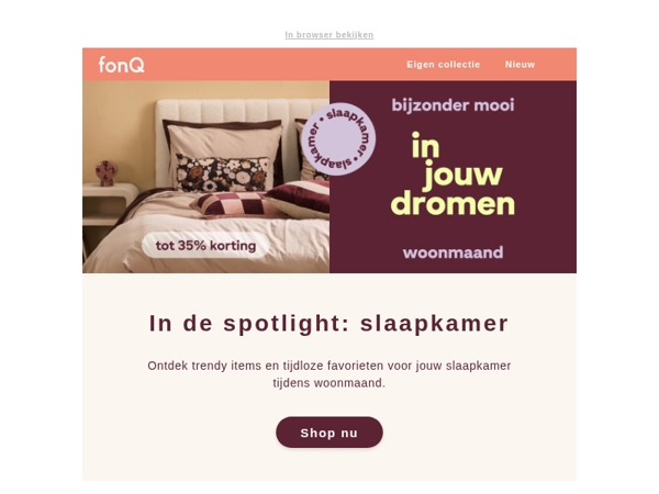 Alles voor een bijzonder mooie slaapkamer