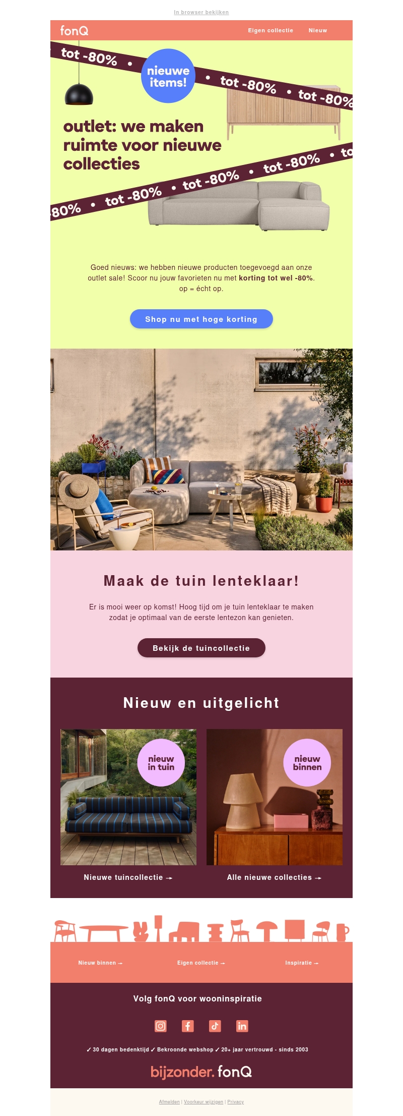Sla je slag in de fonQ outlet! Sla je slag in de fonQ outlet!