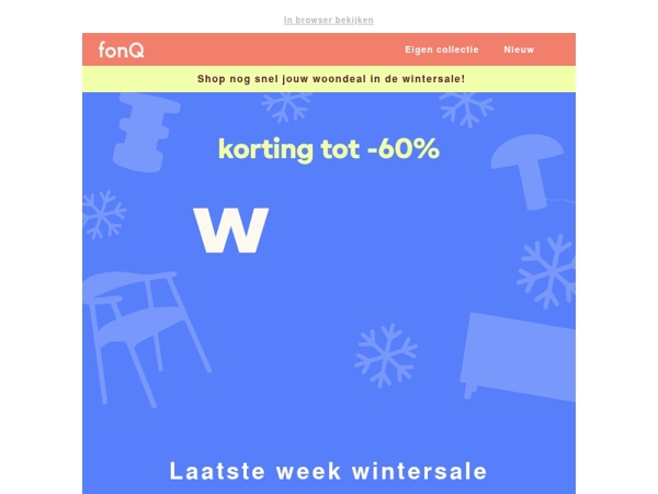 Laatste week: wintersale!