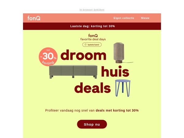 Laatste dag favorite deal days