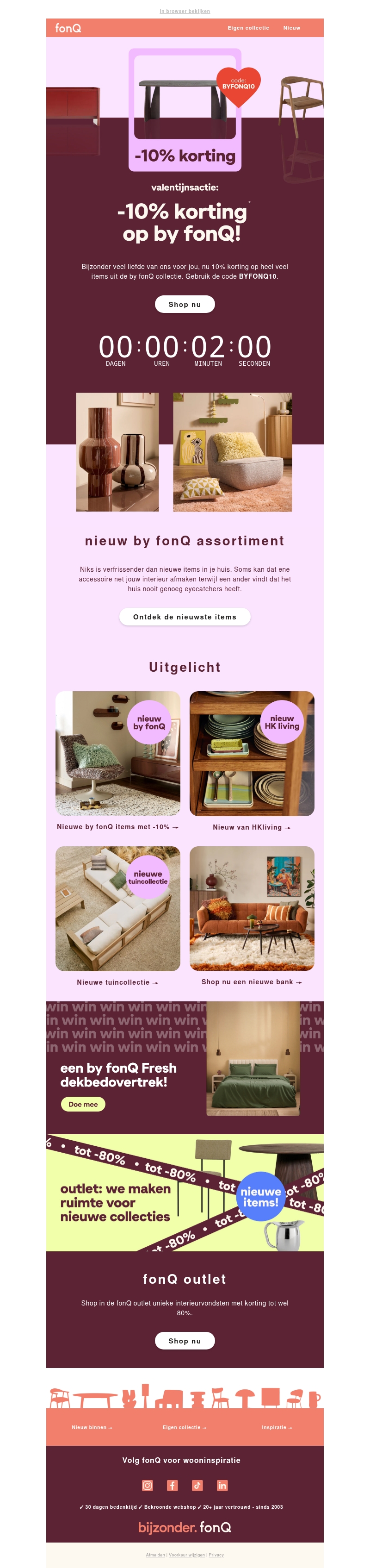 Shop nog snel by fonQ met 10% korting! Shop nog snel by fonQ met 10% korting!