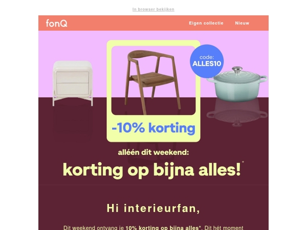 Nu 10% korting bij fonQ