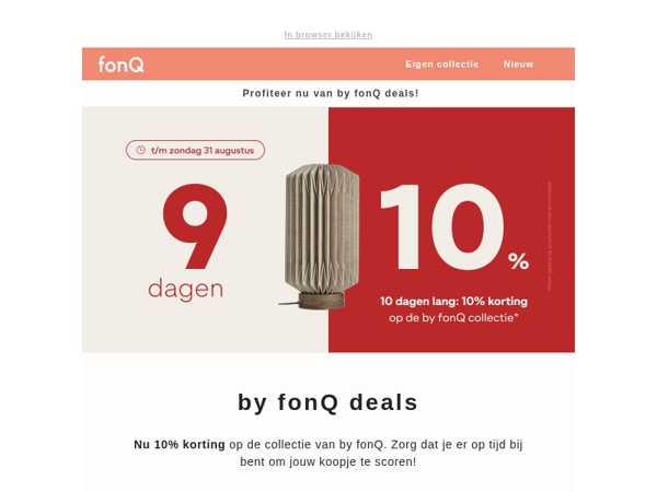 De by fonQ 10-daagse is van start gegaan!