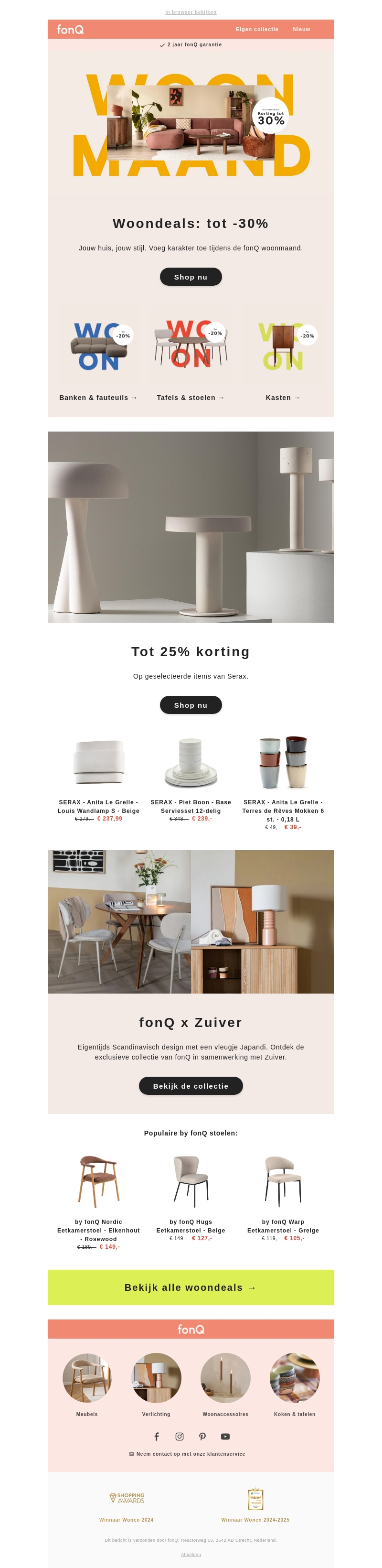 Woondeals met korting tot 30% Woondeals met korting tot 30%