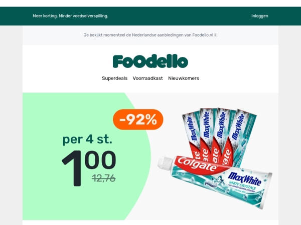 Witte tanden voor €1 ✨