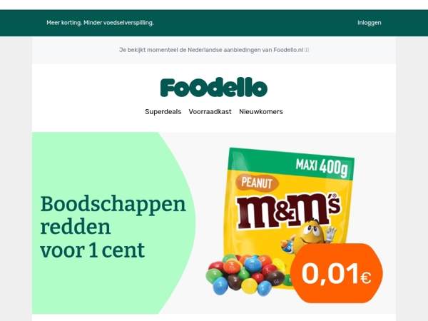🤯 Vandaag: M&M’s Maxi voor €0,01