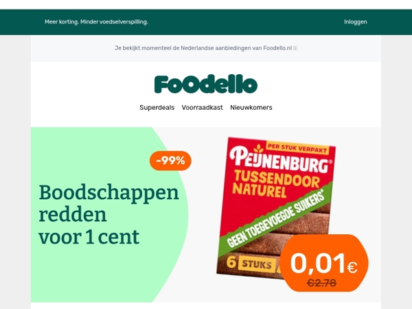 6x Peijnenburg voor een cent!