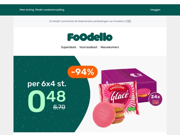 🎄 24 Glacé Cakes voor €0,48 😲