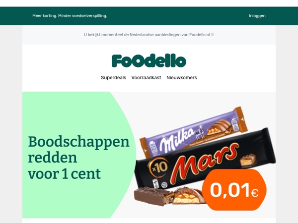 🍫 Milka & Mars voor €0,01?!