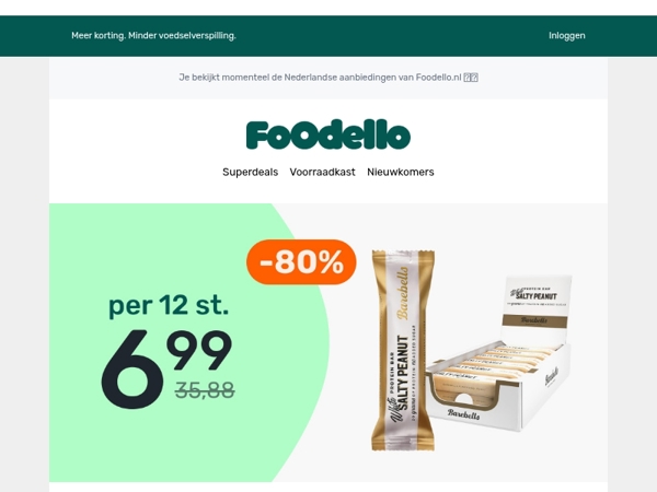 12 Barebells repen - €6,99 💪