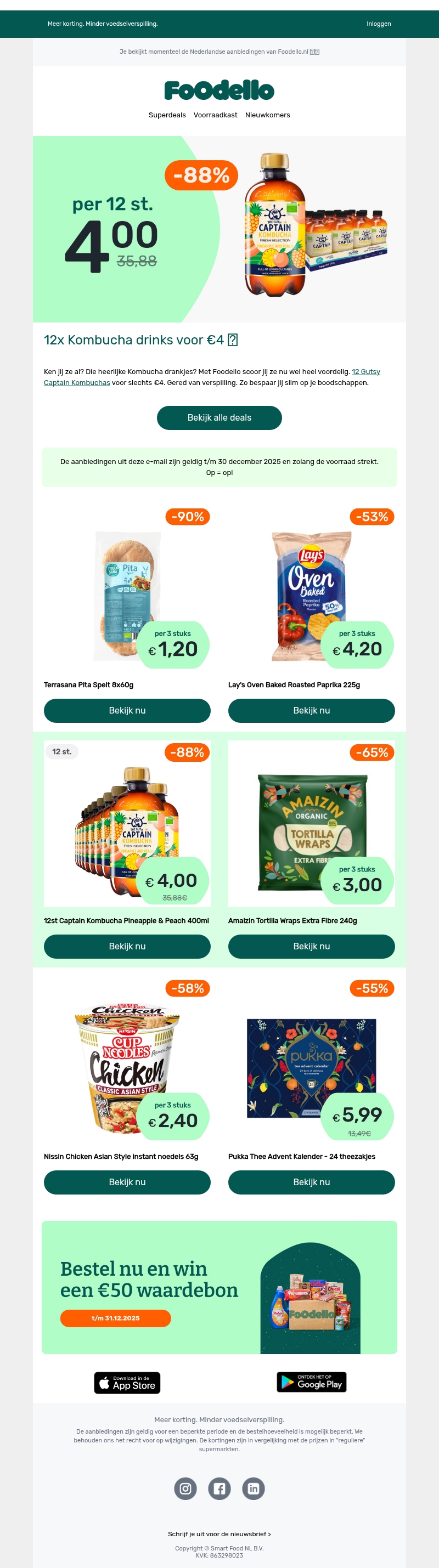 12x Kombucha drinks voor €4 😍 12x Kombucha drinks voor €4 😍