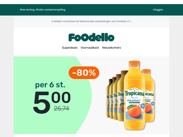 Wat vind jij vandaag bij Foodello?