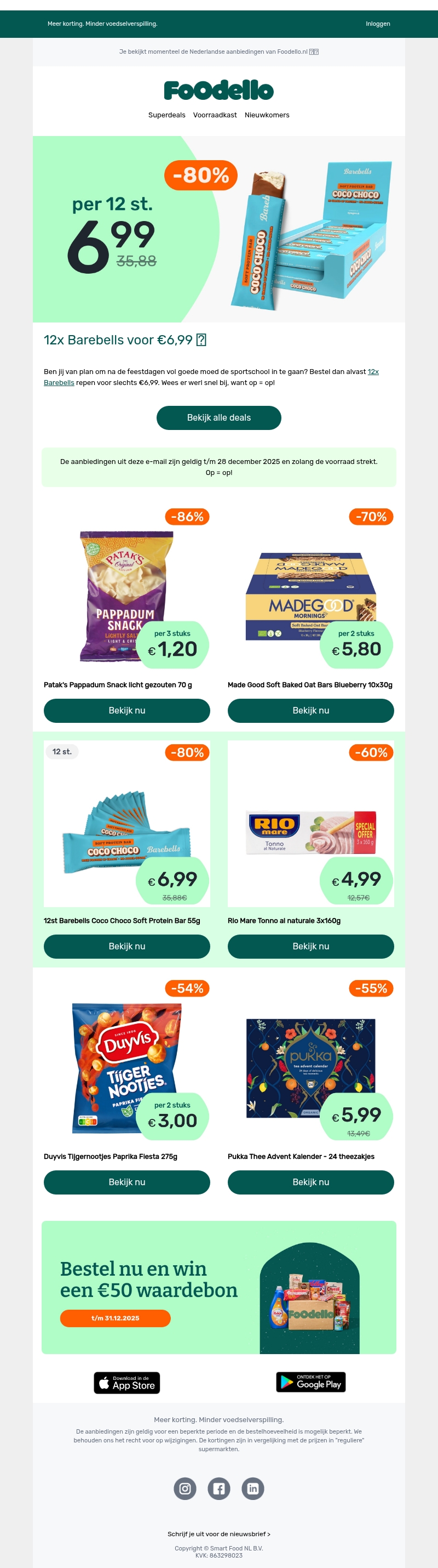 12x Barebells voor €6,99 😍 12x Barebells voor €6,99 😍