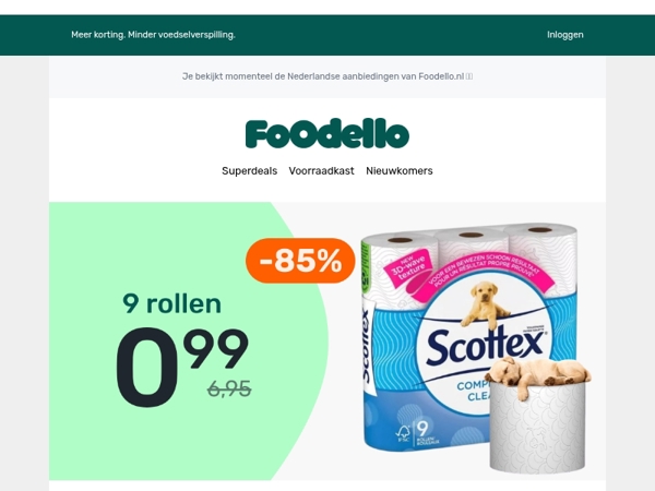 🧻🧻🧻🧻🧻🧻🧻🧻🧻 voor €0,99 🎉