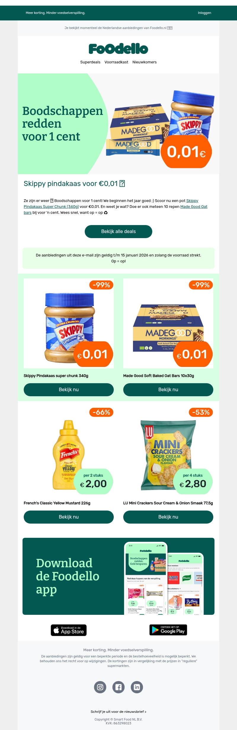 Skippy pindakaas voor €0,01 🤯 Skippy pindakaas voor €0,01 🤯
