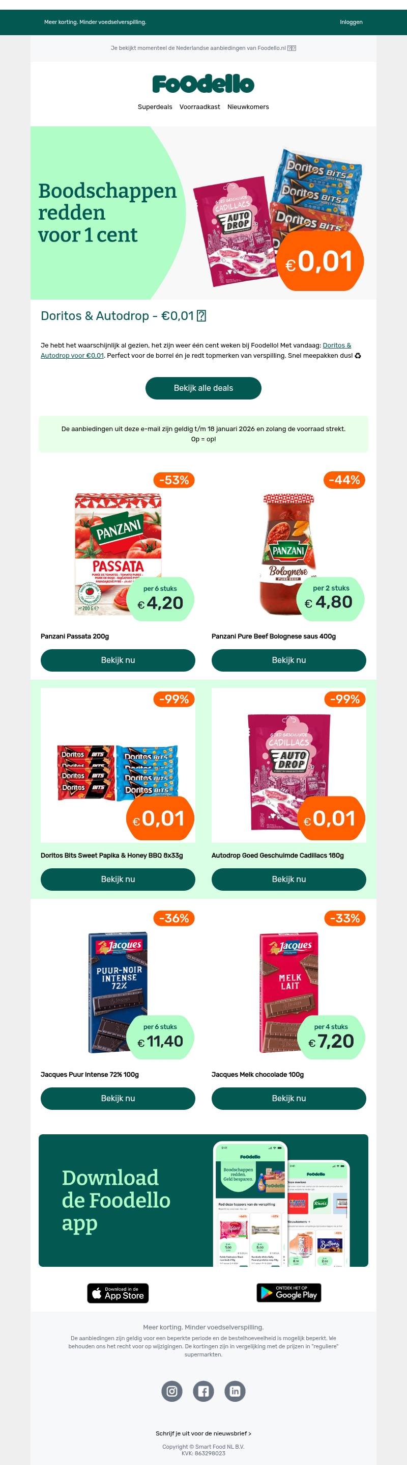 Doritos & Autodrop - €0,01 🤯 Doritos & Autodrop - €0,01 🤯