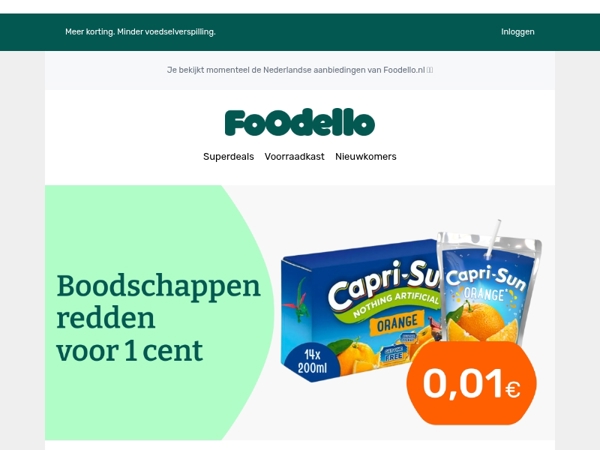 Scoor je 14-pack Capri-Sun voor 1 cent! 🍹