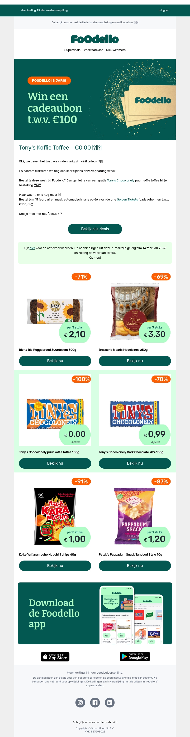 Tony's Koffie Toffee - €0,00 🤯🍫 Tony's Koffie Toffee - €0,00 🤯🍫