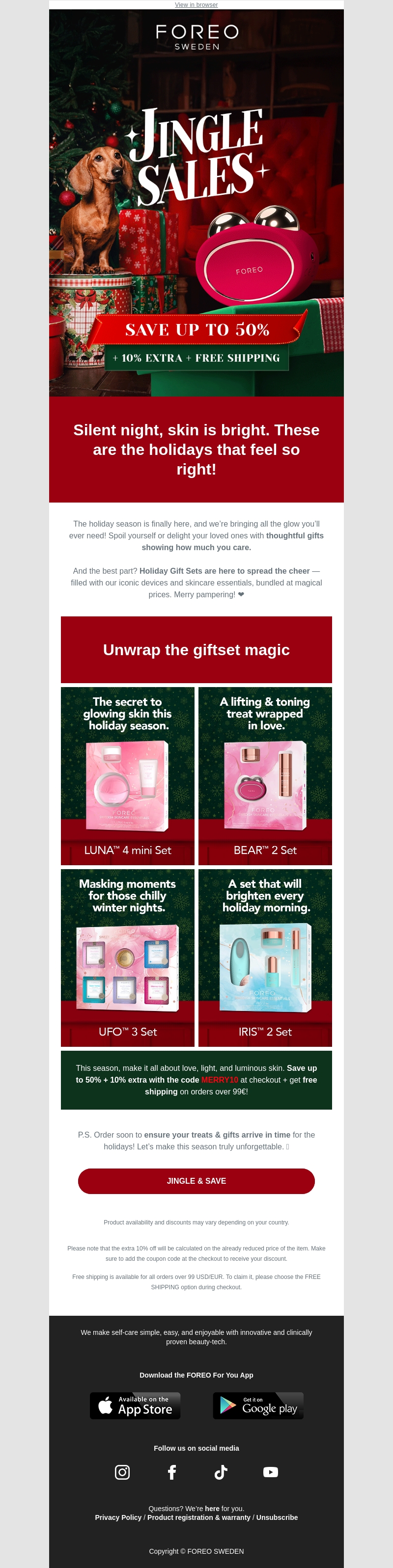 ✨ Merry pampering! The coziest time of the year is here 🎄✨ ✨ Merry pampering! The coziest time of the year is here 🎄✨