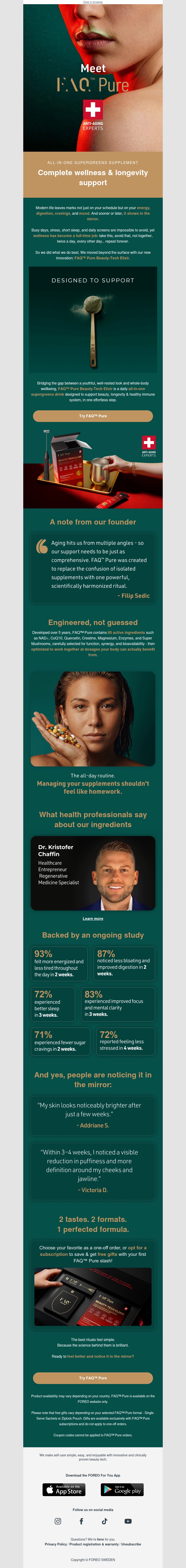 BREAKING NEWS! Meet FAQ™ Pure: Inside-out ritual that does it all. BREAKING NEWS! Meet FAQ™ Pure: Inside-out ritual that does it all.