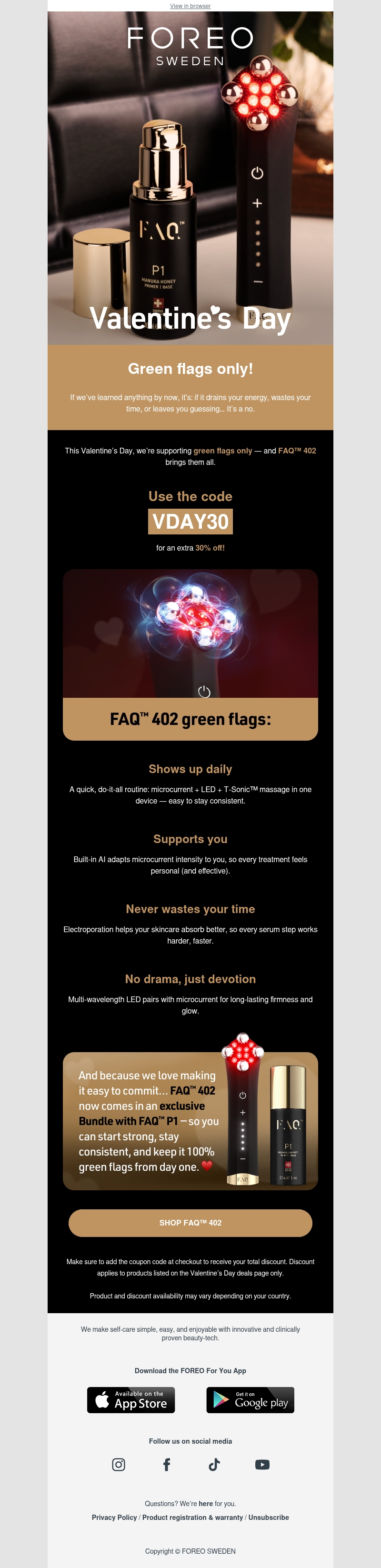 Make it official with FAQ™ 402, the relationship your skin deserves! Make it official with FAQ™ 402, the relationship your skin deserves!