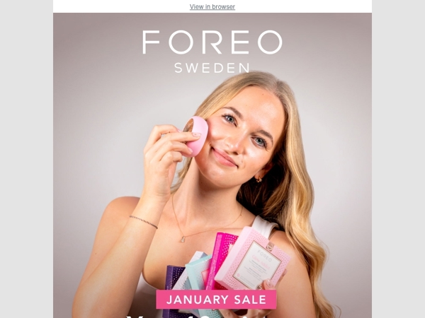 The proven FOREO routine ✨