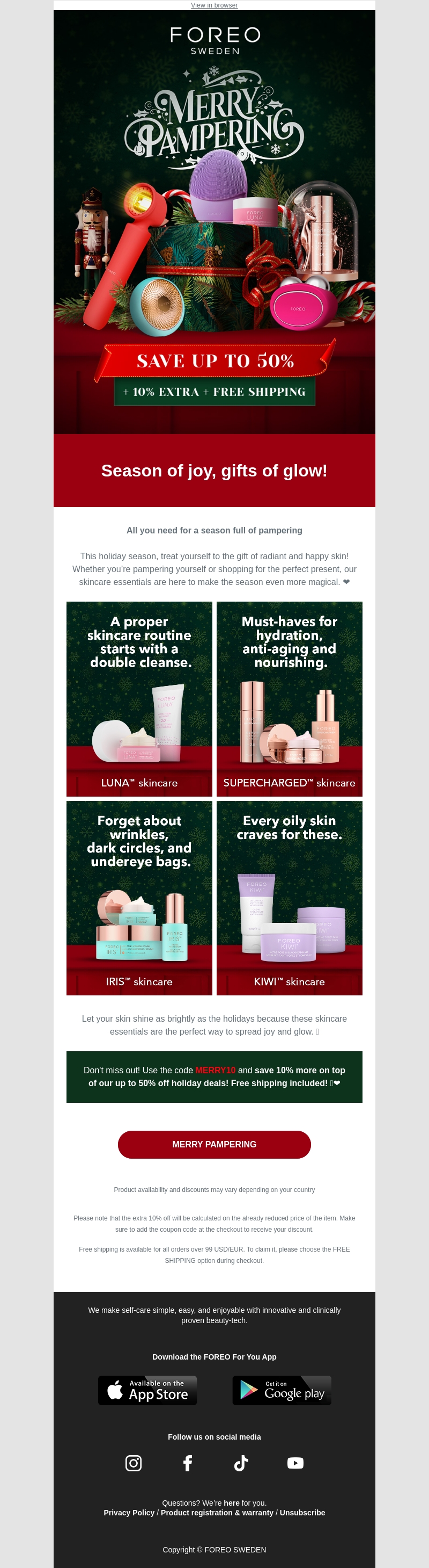 Holiday glow-up? Unwrap skincare essentials! 🎄✨ Holiday glow-up? Unwrap skincare essentials! 🎄✨