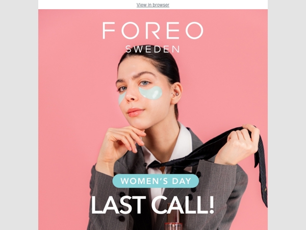 Women’s Day, your way — extra 30% off ends soon 💗⏳